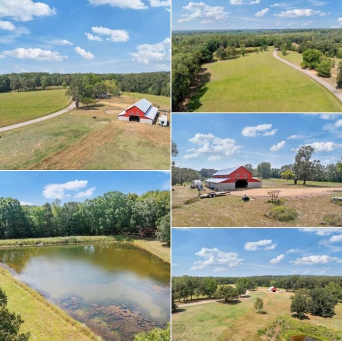 52.81 Acres in Tennessee with Huge Barn, Pasture & Wooded Privacy