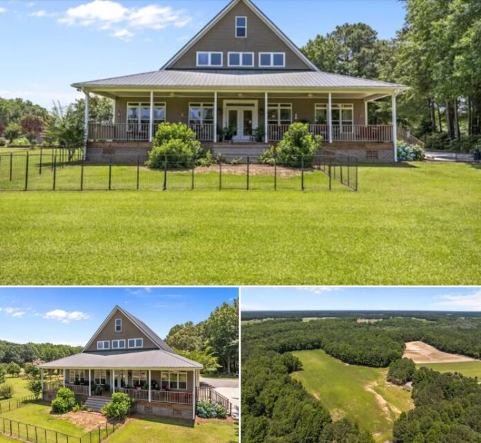 129 Acres in North Carolina! A Beautiful Country Home, 40 Open Acres, Valuable Timber, and Abundant Wildlife!