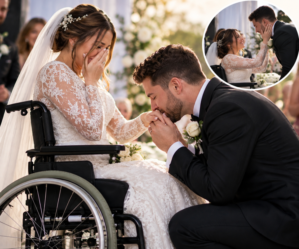 The Bride in a Wheelchair Had a Wedding Moment Nobody Expected!