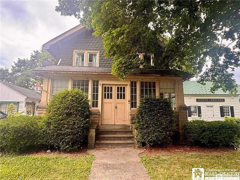 Jamestown Duplex With Two Separate Units, Garage Parking, and 0.12 Acres — $89,900