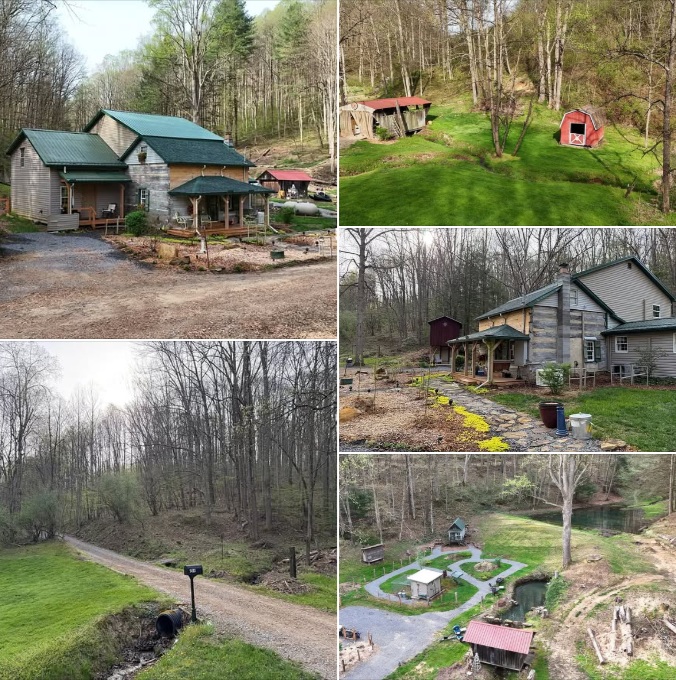 Historic 1800s Log Cabin on 22 Acres! Rustic Charm Meets Modern Comfort!