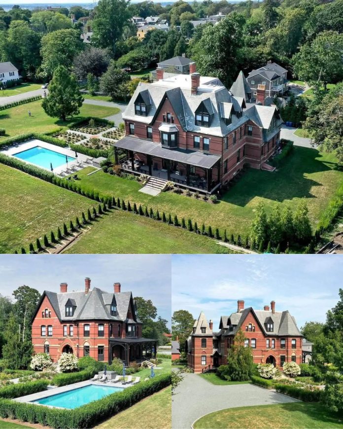 Grand 1876 Newport Mansion! 10,480 Square Feet of Historic Elegance and a Private Swimming Pool!