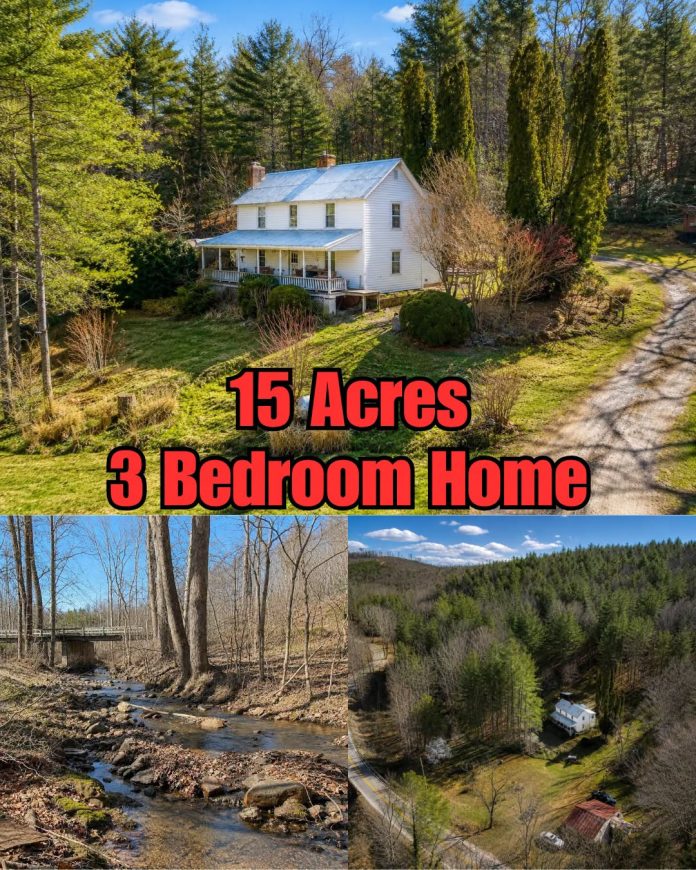 Historic Virginia Farmhouse on Nearly 15 Acres With a Country Store, Creek & Mountain Views!