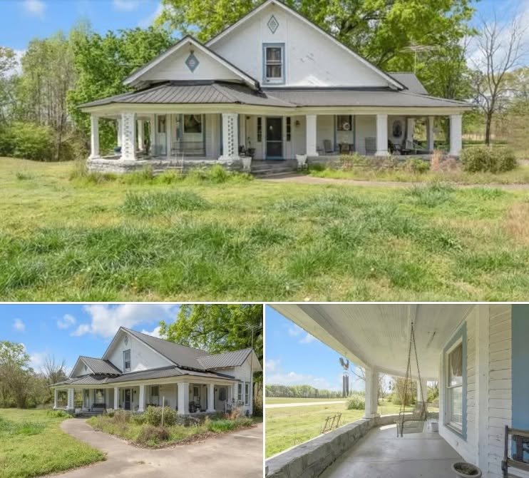 Historic 1920 Farmhouse on 9 Acres with Original Details, Fruit Trees & Rural Georgia Charm