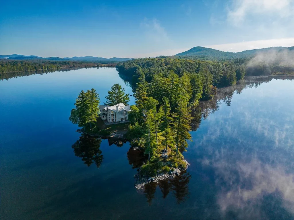 130 Acres of Adirondack Paradise! A Luxury Lakefront Retreat With 7,000 Feet of Shoreline!