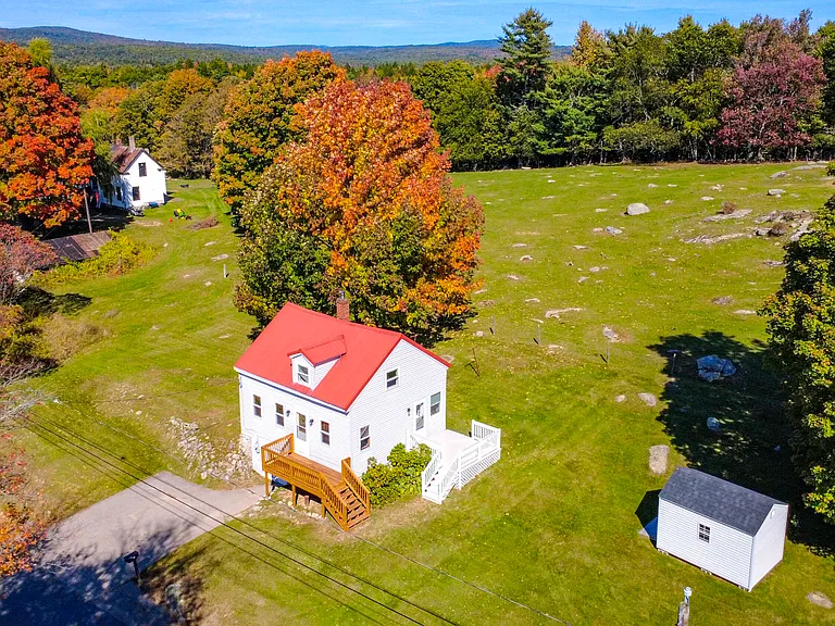 Charming Alfred New Englander With Farmland Views, Updated Features and Country Character