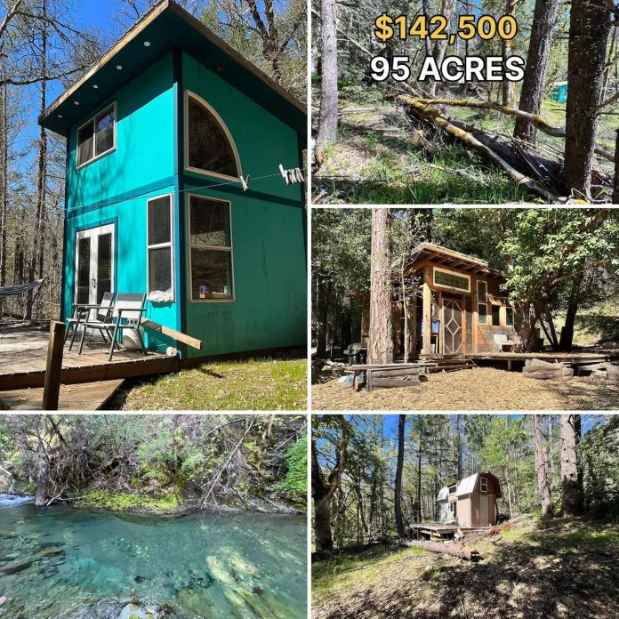 95 Acres, Two Cabins & a Creek for Just $142,500!