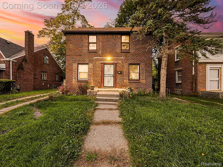 Classic Detroit Brick Colonial With Refreshed Interiors and Timeless Appeal