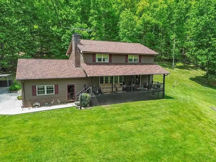 Peaceful 5.41-Acre Country Retreat in Lindside, West Virginia with 3 Bedrooms and a Charming Front Porch