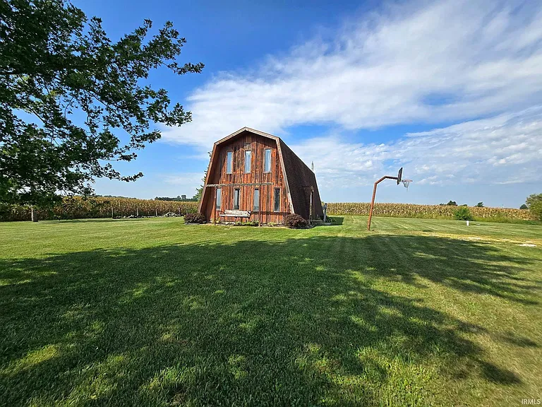 Indiana A-Frame Home for $99,900 on 1 Acre With 3 Bedrooms, 2 Bathrooms, and a Wood-Burning Fireplace