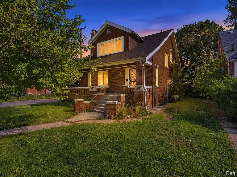 Classic Detroit Brick Home with Original Character, Fireplace & Spacious Basement