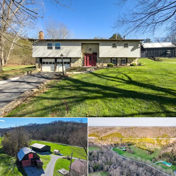 10.2 Acres in Kentucky With a 3-Bedroom Country Home, Barn, and Large Workshop!