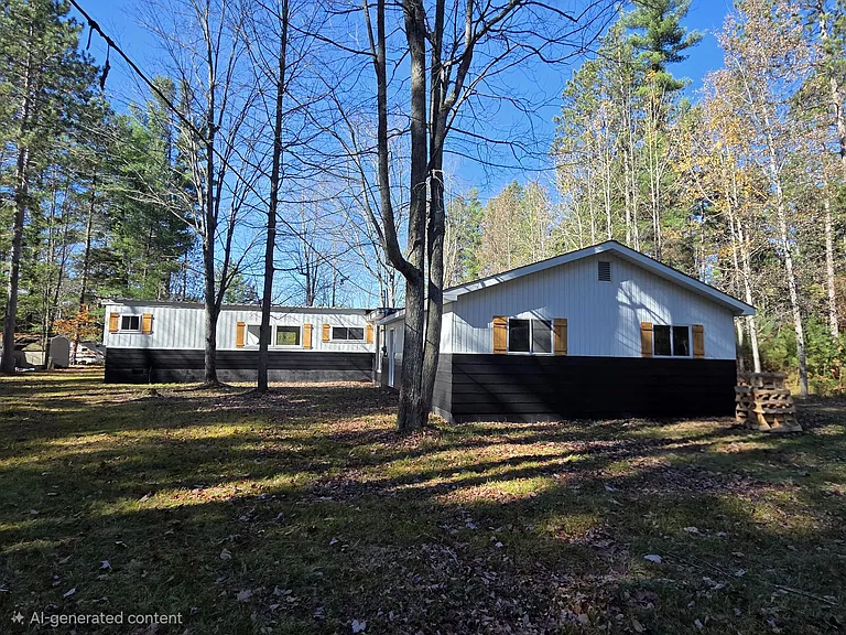 Northern Michigan Cabin on 2.5 Acres With 2 Bedrooms, a Wooded Setting, and Outdoor Recreation Nearby